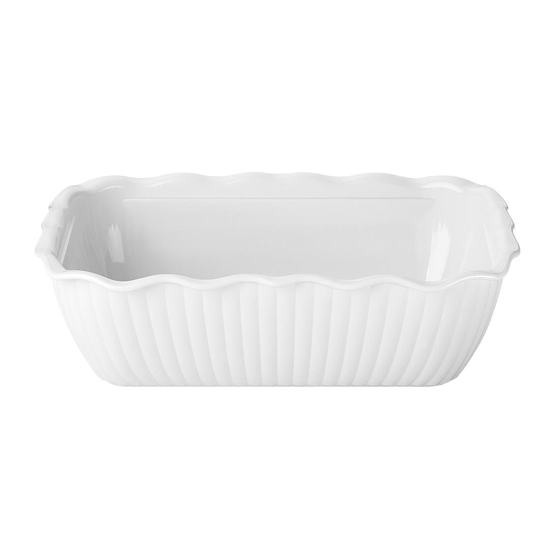 Olympia Kristallon Medium Salad Crock - White - HY804