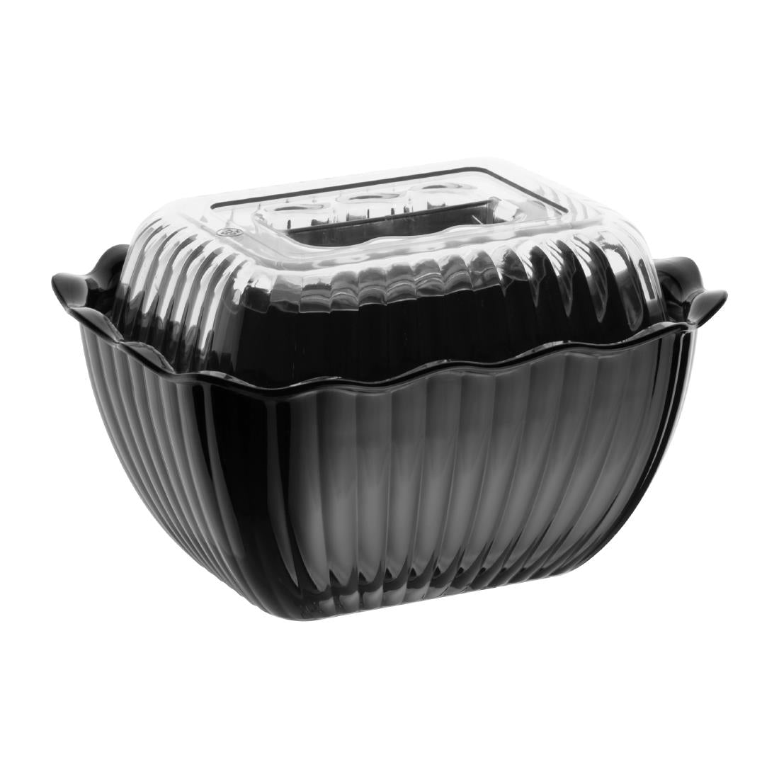 Olympia Kristallon Small Salad Crock Black - HY806