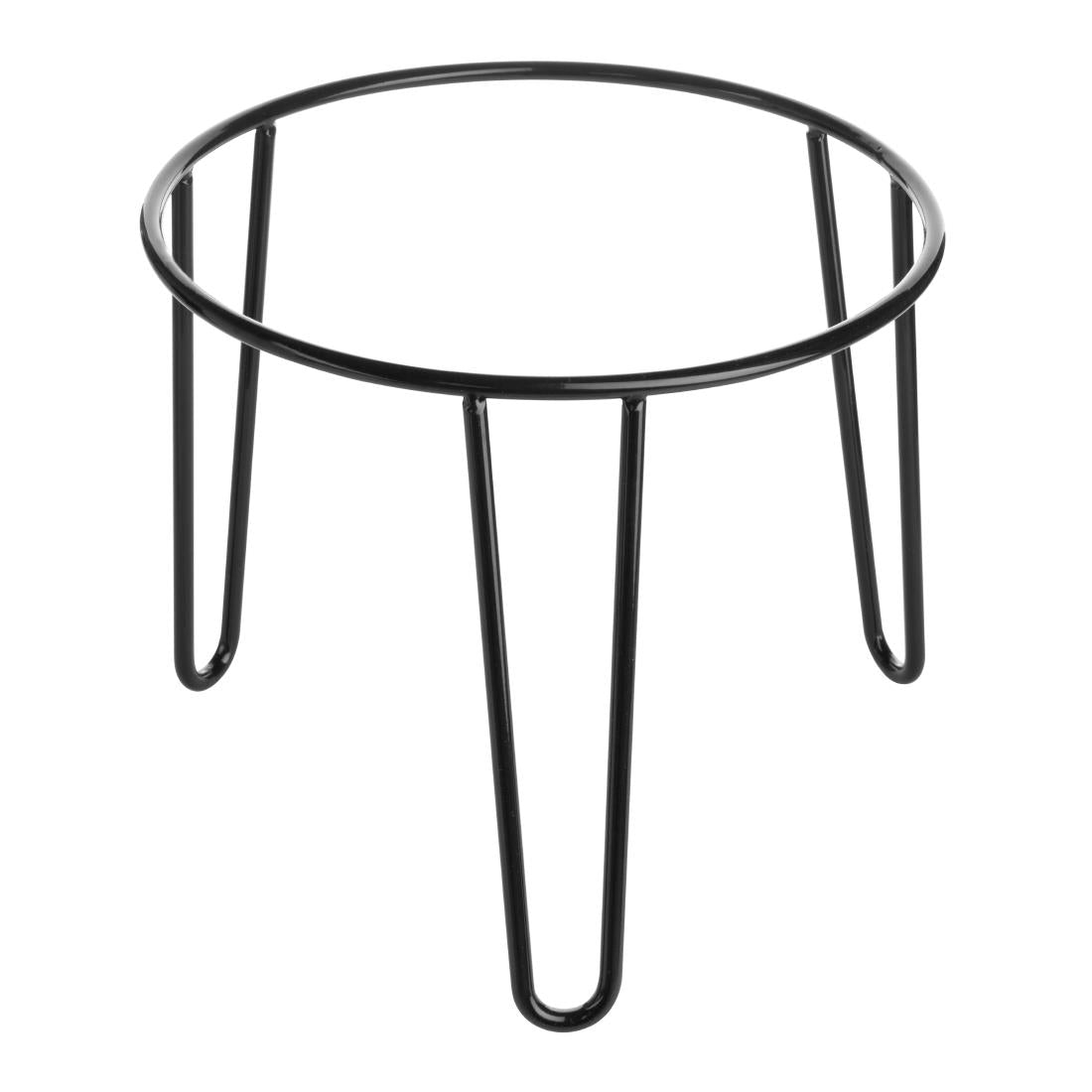 Olympia Non-Slip Riser Round Black Wire 210x180mm - HY984