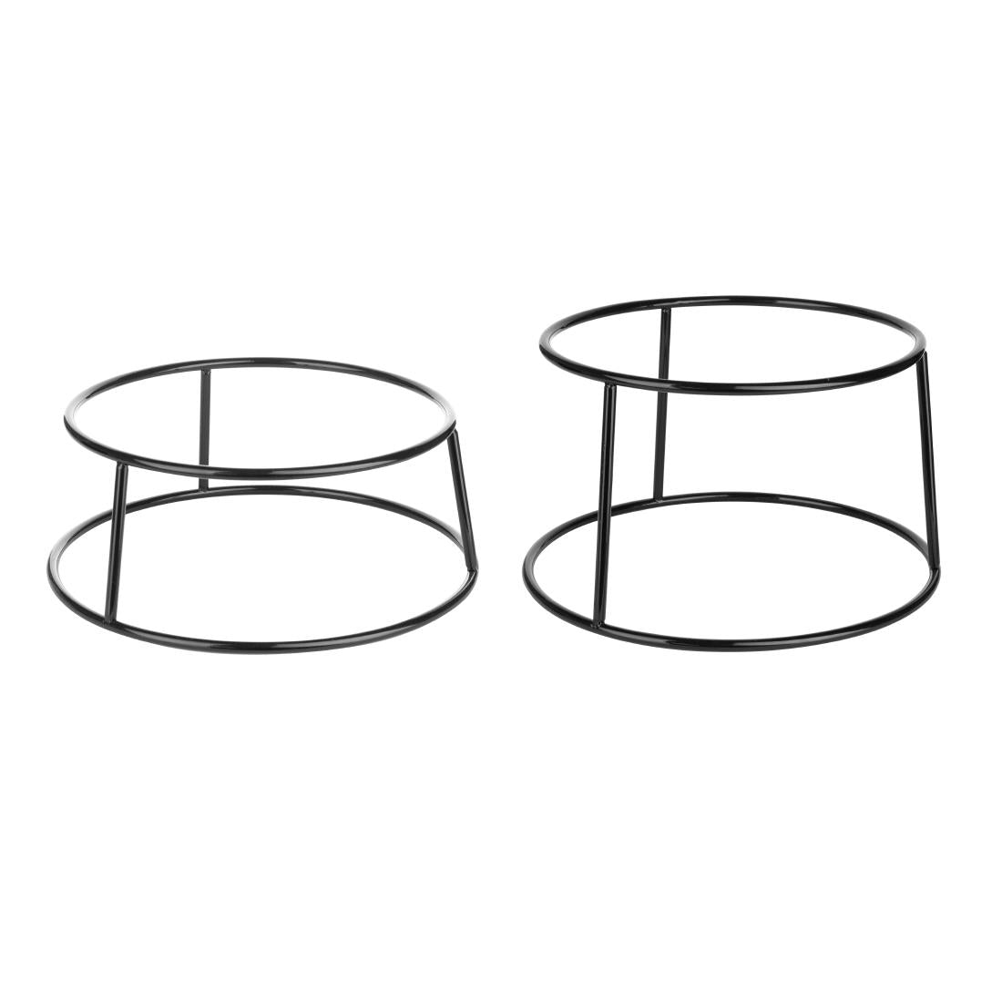 Olympia Non-Slip Riser Round Multi Black Wire 230x260x150mm - HY986