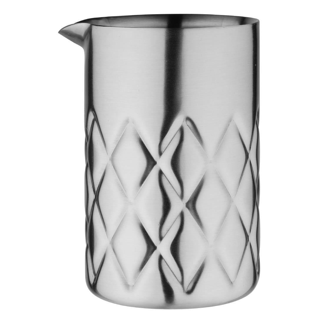 Olympia Double Wall Mixing Glass Stainless Steel 139x87mm - HZ236