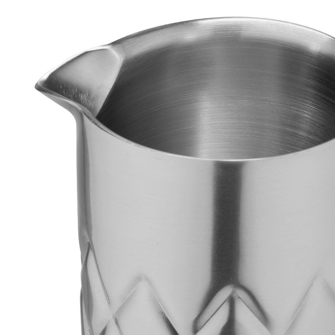 Olympia Double Wall Mixing Glass Stainless Steel 139x87mm - HZ236