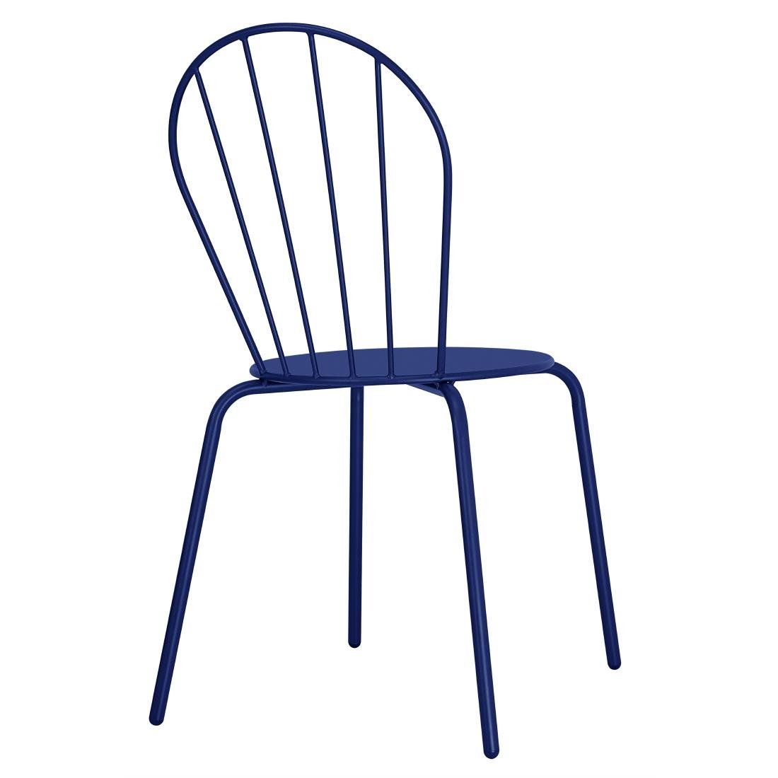 Bolero Adeline Side Chair Dark Navy (4 Pack) - HZ362