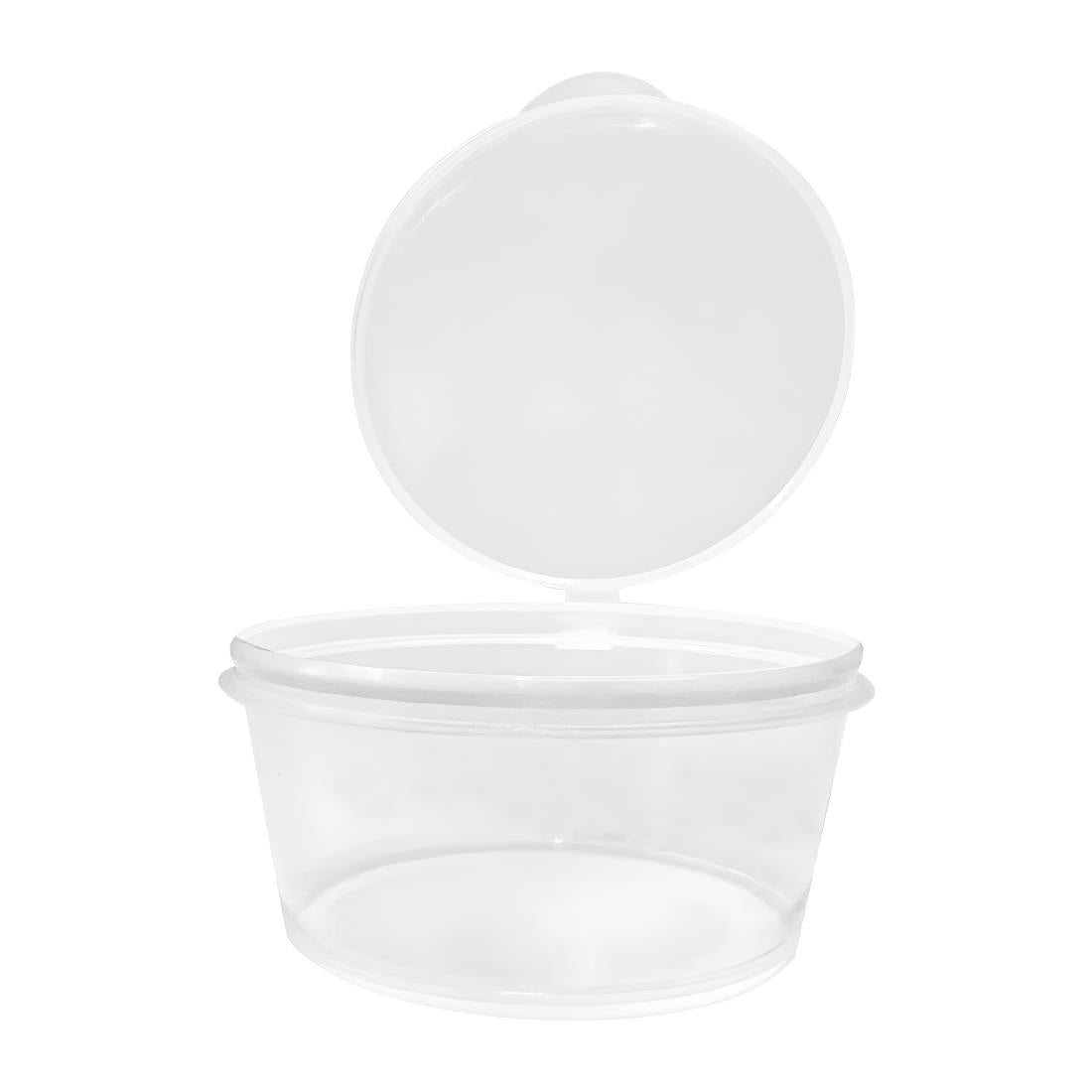 Fiesta Recyclable Portion Pots with Lids 25ml (50 Pack) - HZ576
