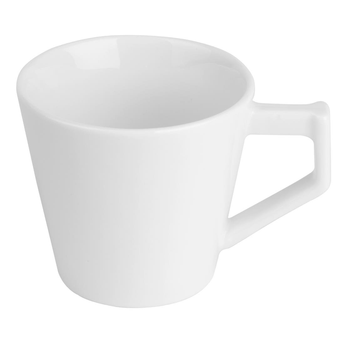 Olympia Whiteware Deco Cups 150ml (6 Pack) - HZ868