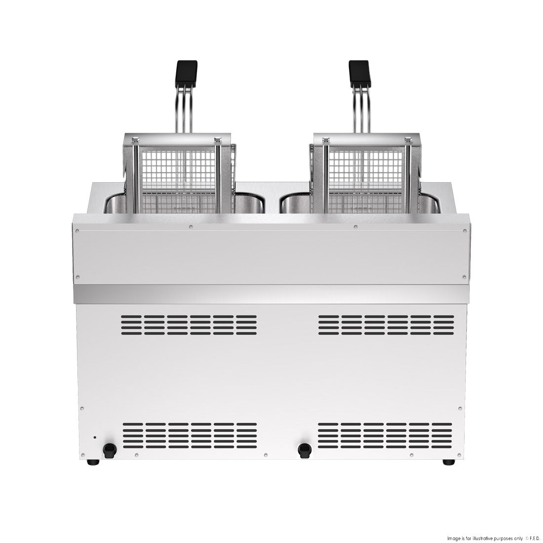 Benchstar Double Tanks Auto Lifting Induction Fryer - IF7000D-AL