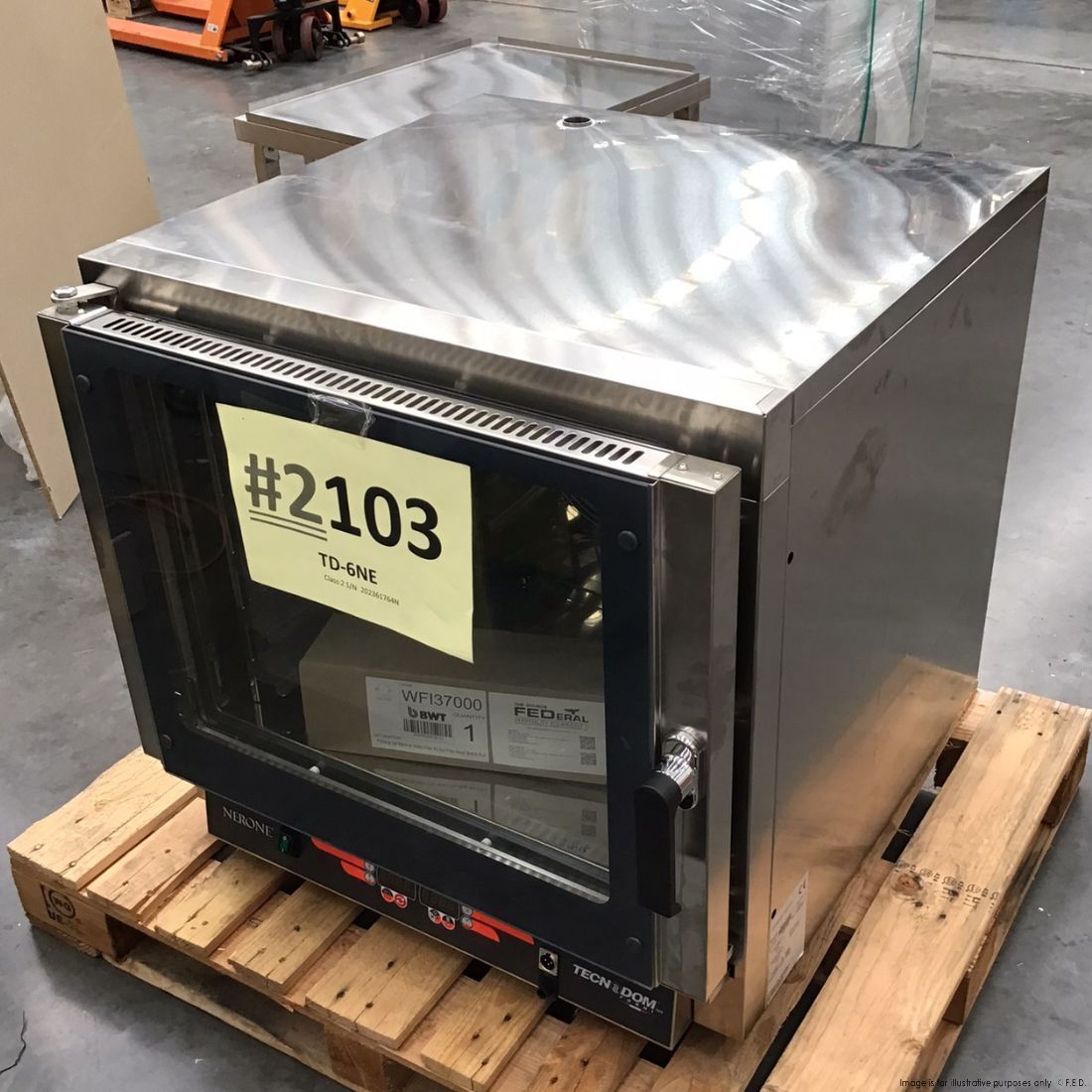 2NDs: TECNODOM Nerone MID Digital 6 Tray Combi Oven TD-6NE-NSW2103