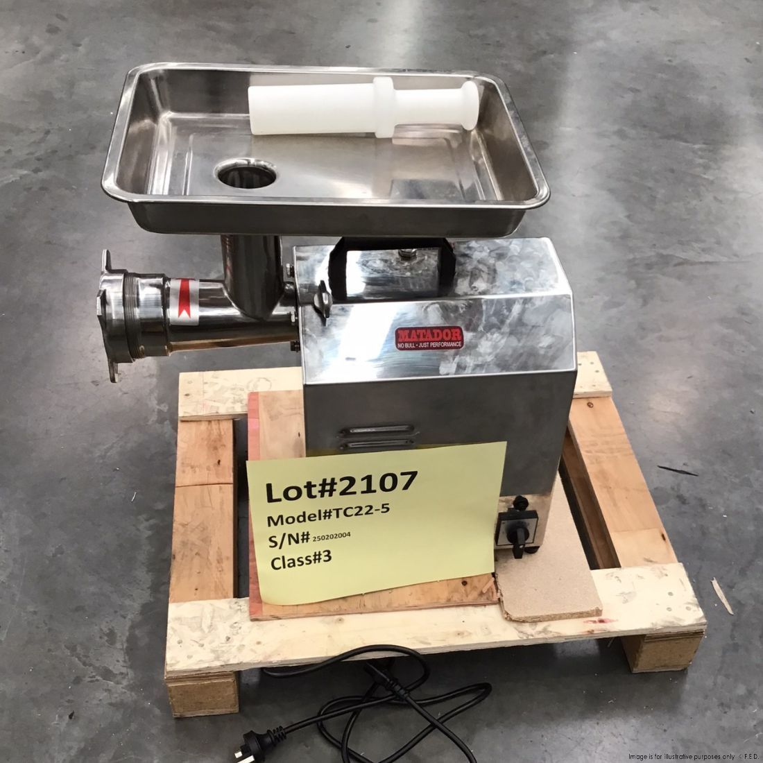 2NDs: Matador Heavy Duty Meat Mincer - TC22-5-NSW2107