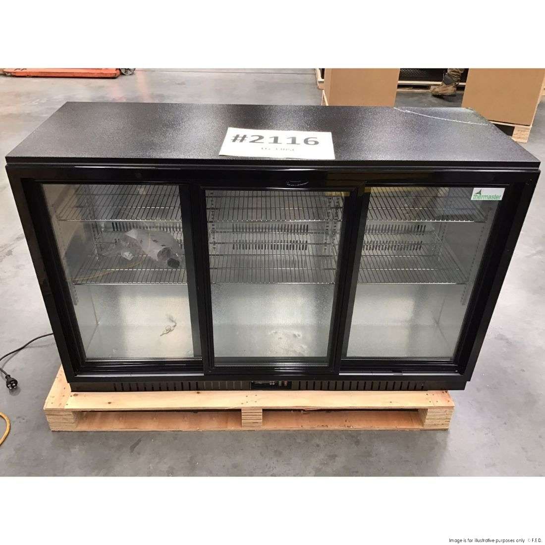 CLEARANCE - Thermaster Under Bench Three Sliding Door Bar Cooler - LG-330SC-NSW2116