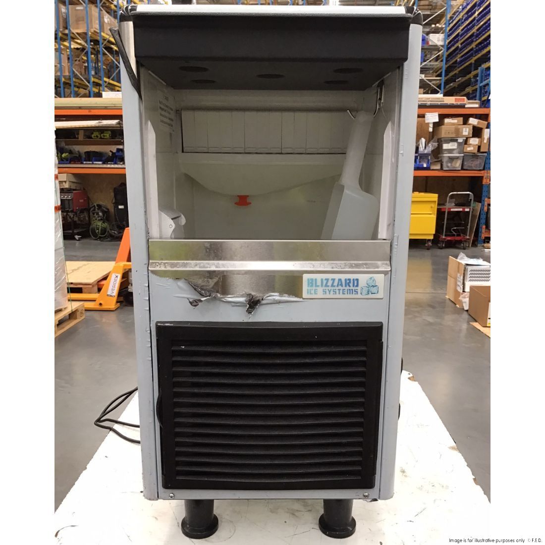 2NDs: Blizzard Underbench Bullet Ice Maker 25Kg - SN-25C-NSW2124