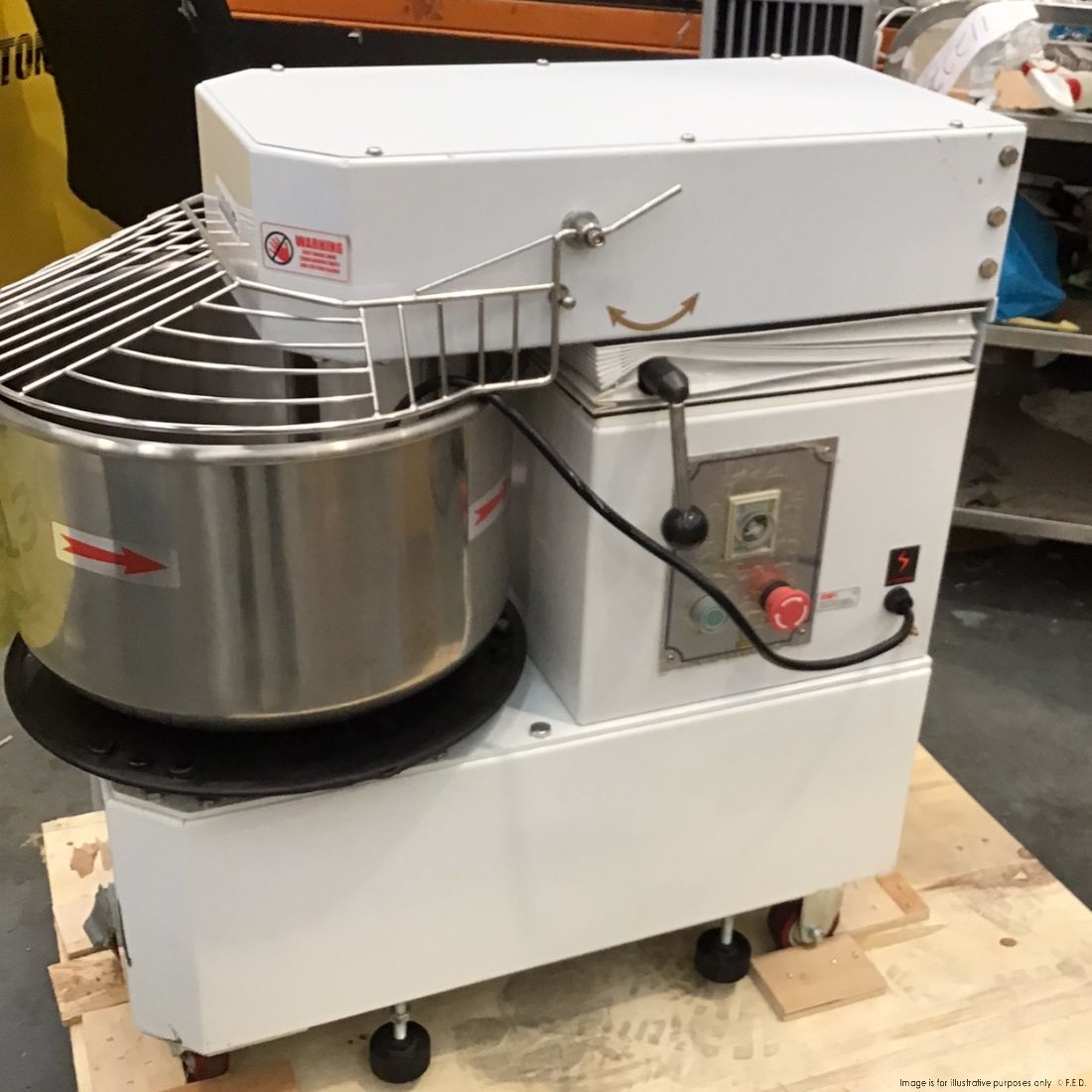 2NDs: Yasaki Tilting Head Removable Bowl 30L Spiral Mixer HTD-30L-NSW2130