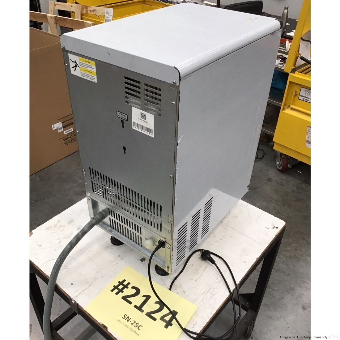 2NDs: Blizzard Underbench Bullet Ice Maker 25Kg - SN-25C-NSW2124