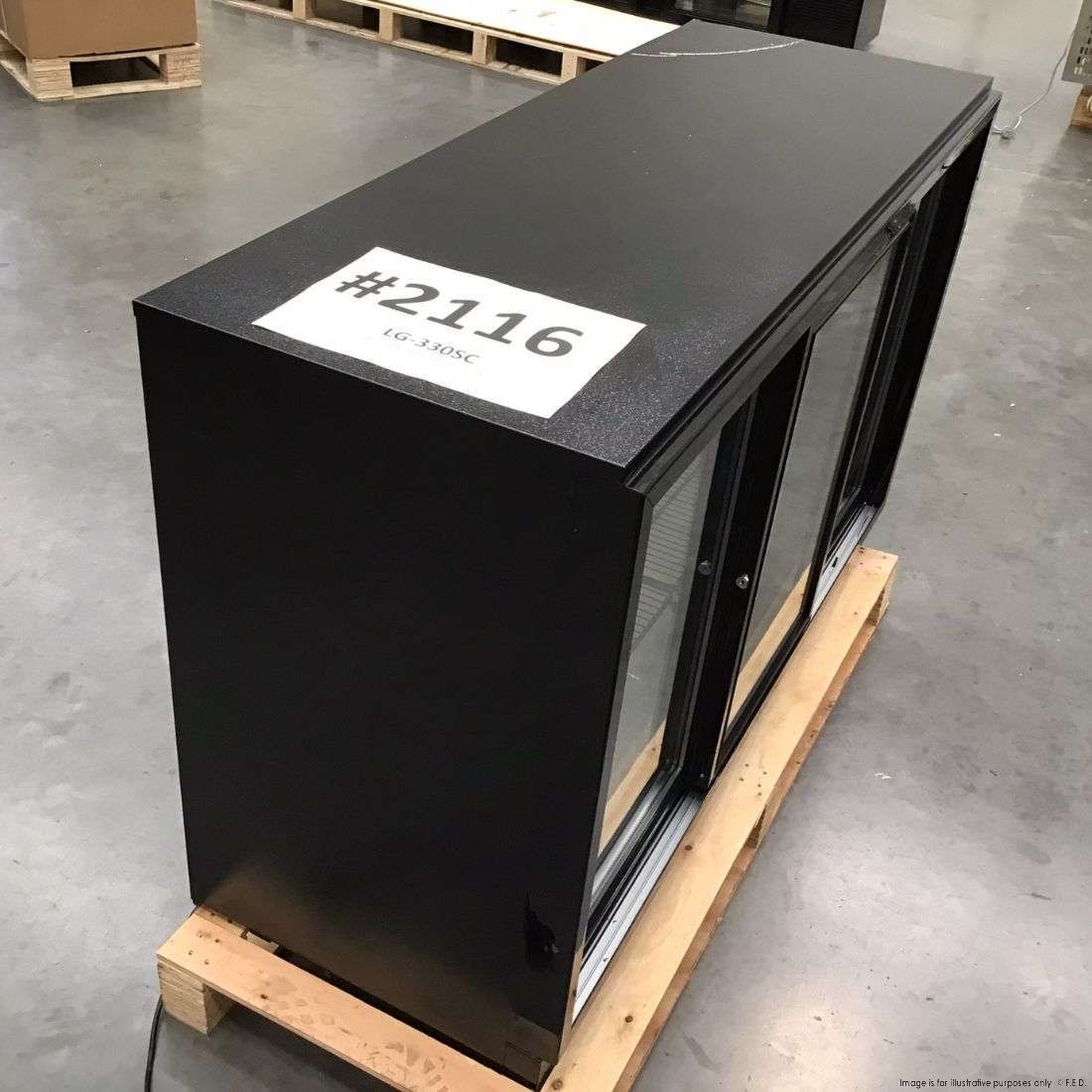 CLEARANCE - Thermaster Under Bench Three Sliding Door Bar Cooler - LG-330SC-NSW2116