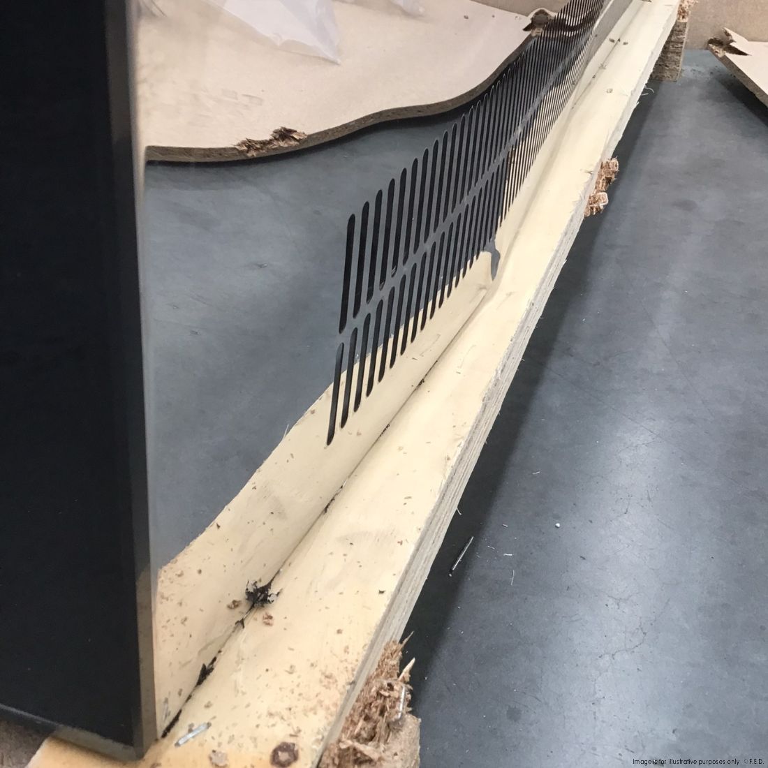 2NDs: Counter top square 2 Shelves Glass cold food display - GN-1200RT-NSW2101