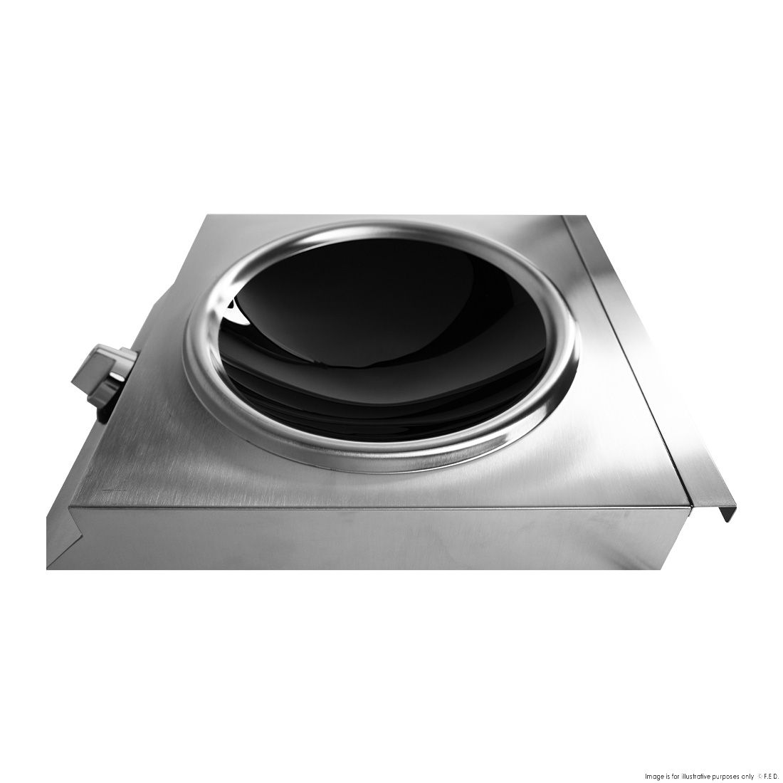 Benchstar Ceramic Induction Wok W/ Stainless Steel Body IW500