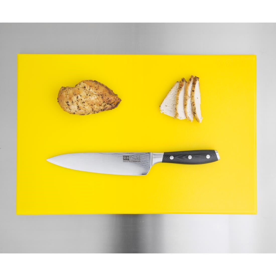 Hygiplas High Density Chopping Board Yellow - 450x300x12mm - J020