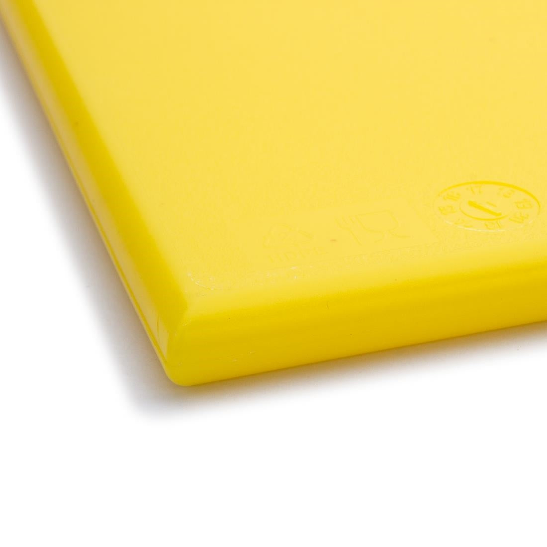 Hygiplas High Density Chopping Board Yellow - 450x300x12mm - J020