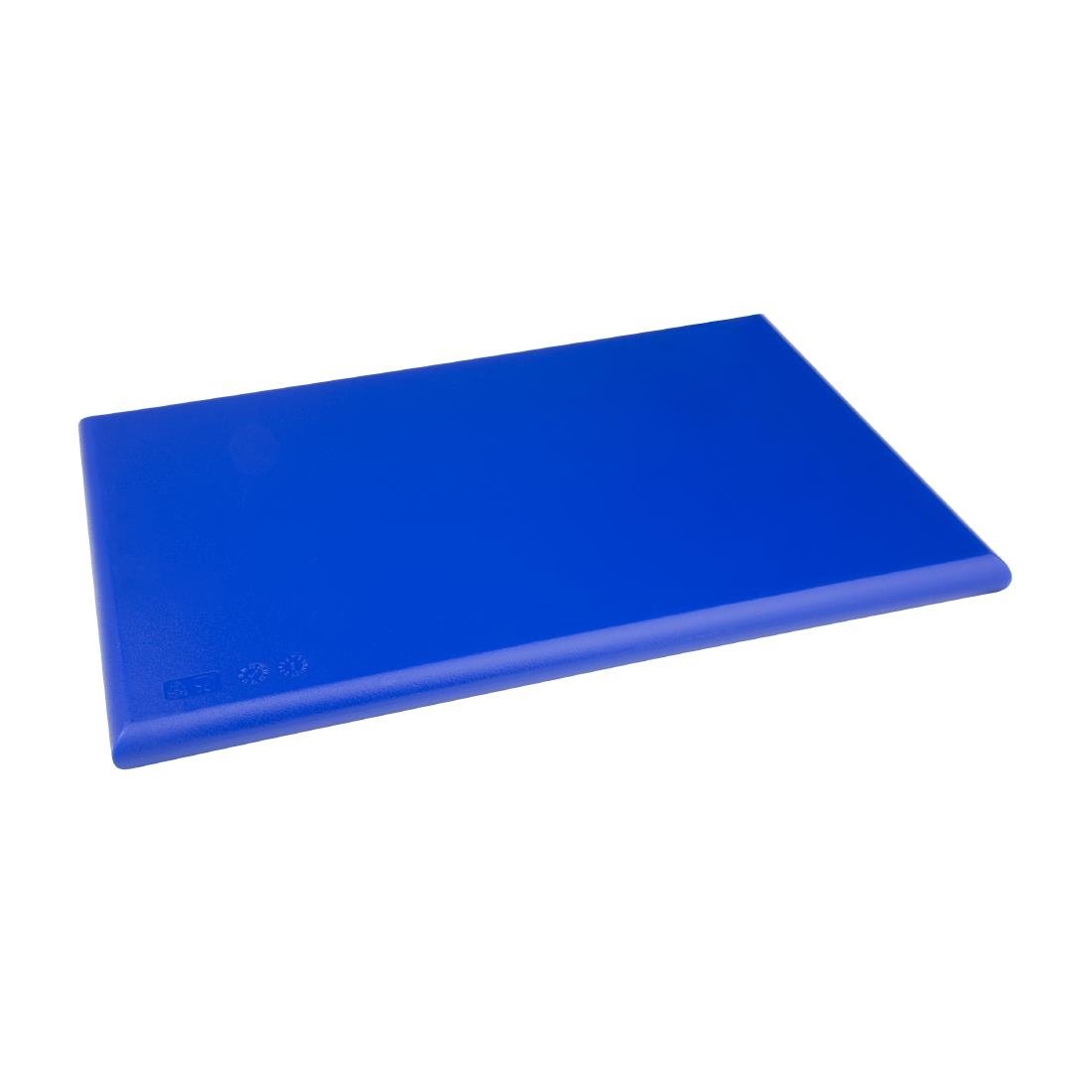 Hygiplas Extra Thick High Density Chopping Board Blue - 450x300x20mm - J036
