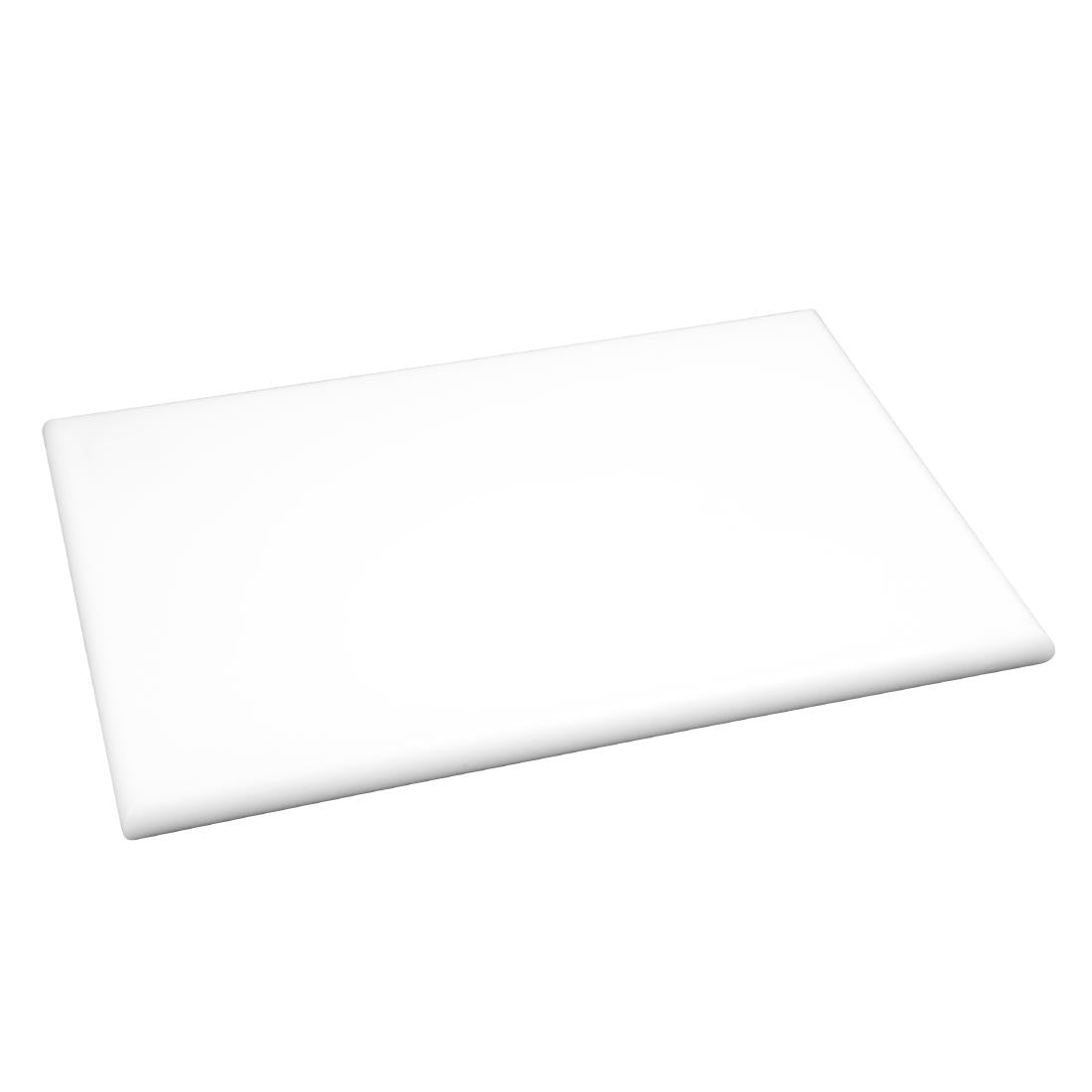 Hygiplas Extra Thick High Density Chopping Board White - 450x300x20mm - J038