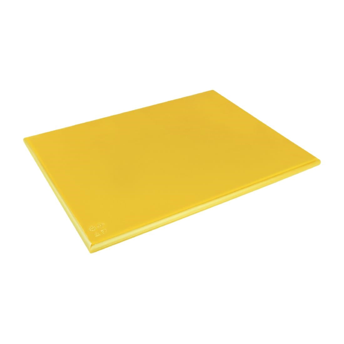 Hygiplas Extra Thick High Density Chopping Board Yellow - 600x450x25mm - J045