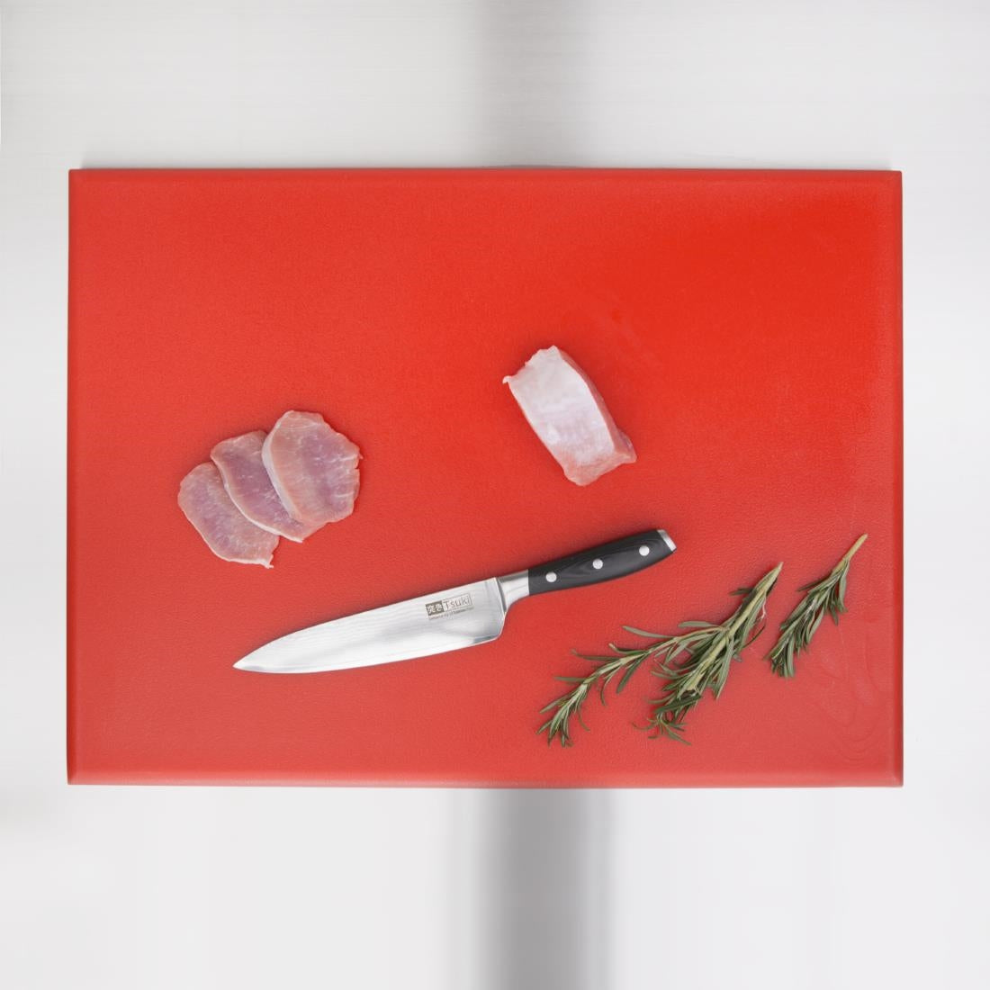 Hygiplas Extra Thick High Density Chopping Board Red - 600x450x25mm - J047