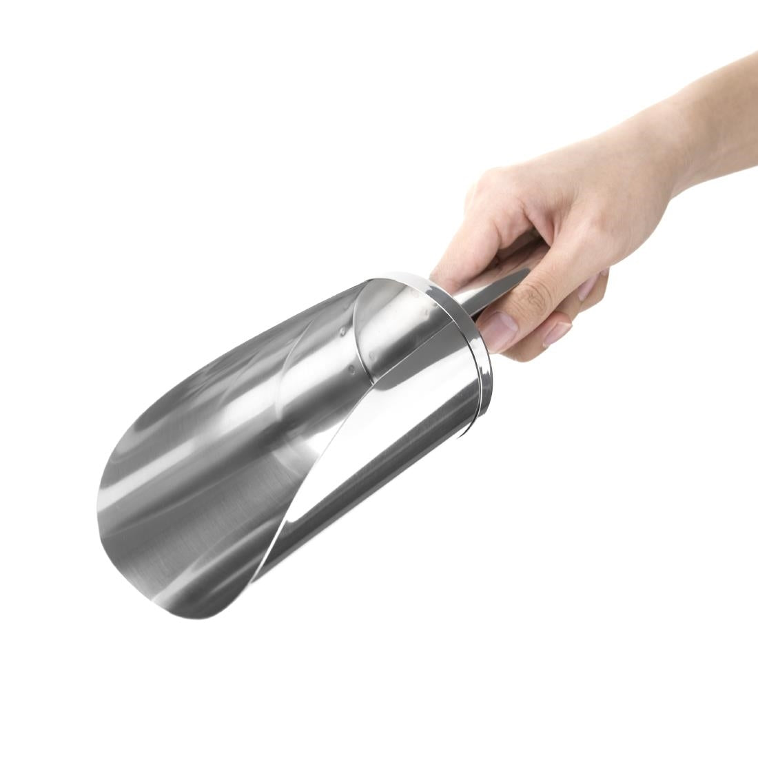 Vogue Stainless Steel Scoop 1Ltr - J180