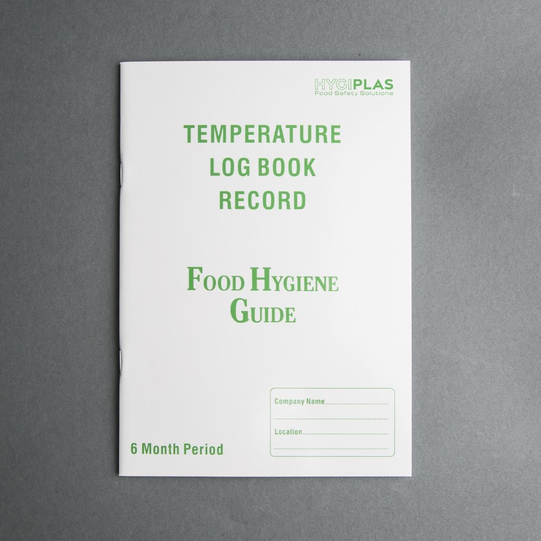Hygiplas Temperature Log Book - J201