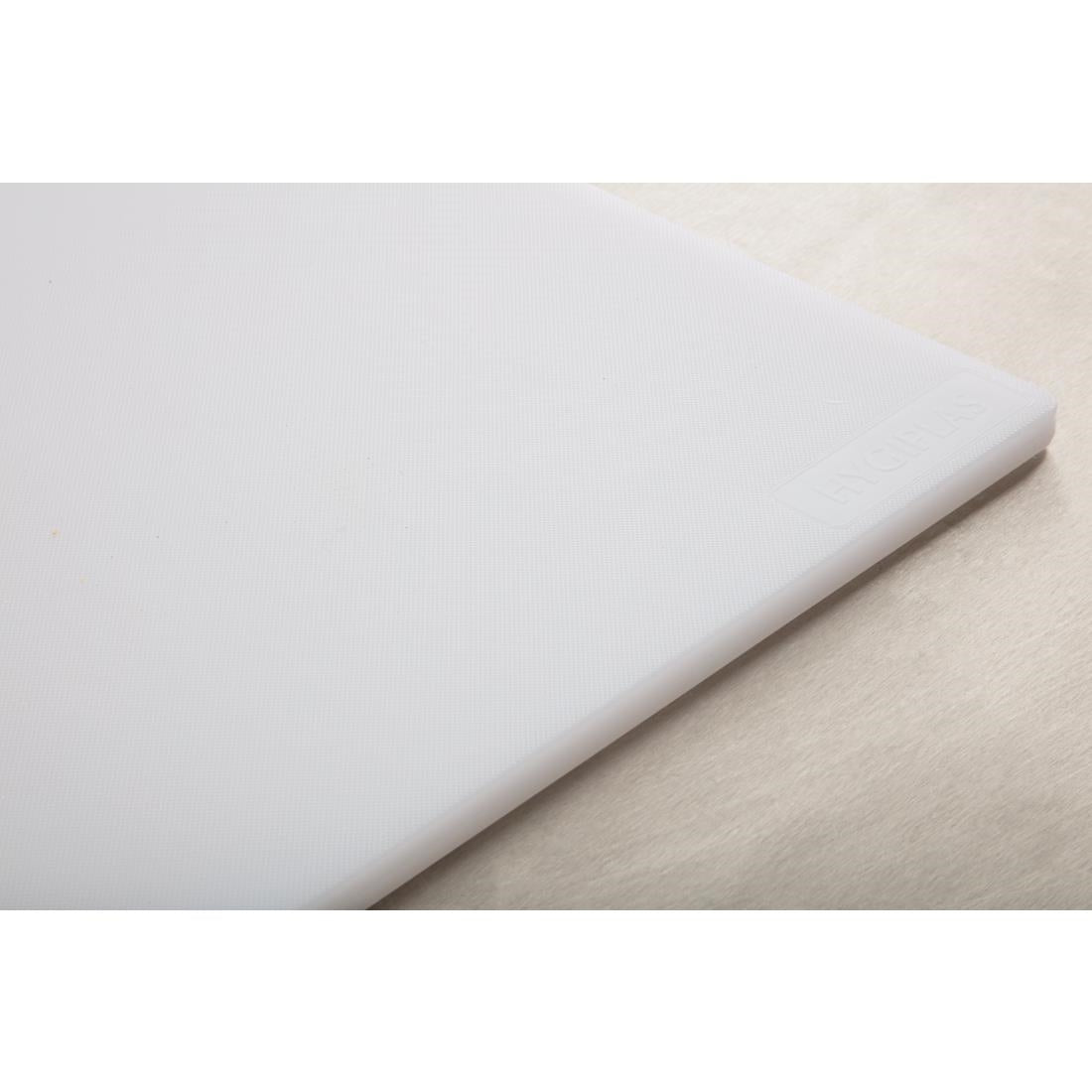 Hygiplas Low Density Chopping Board White - 450x300x10mm - J252