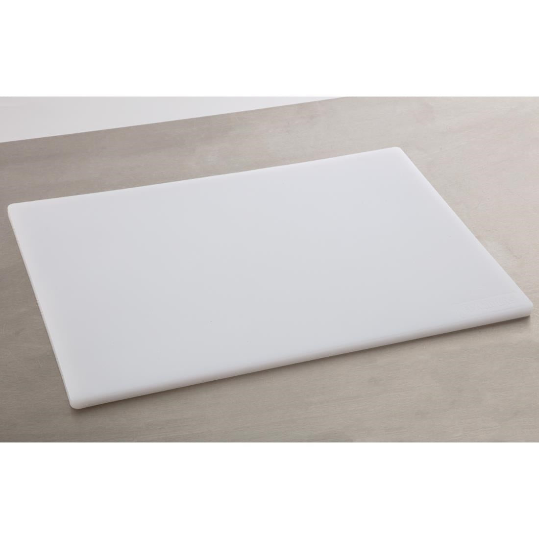 Hygiplas Low Density Chopping Board White - 450x300x10mm - J252