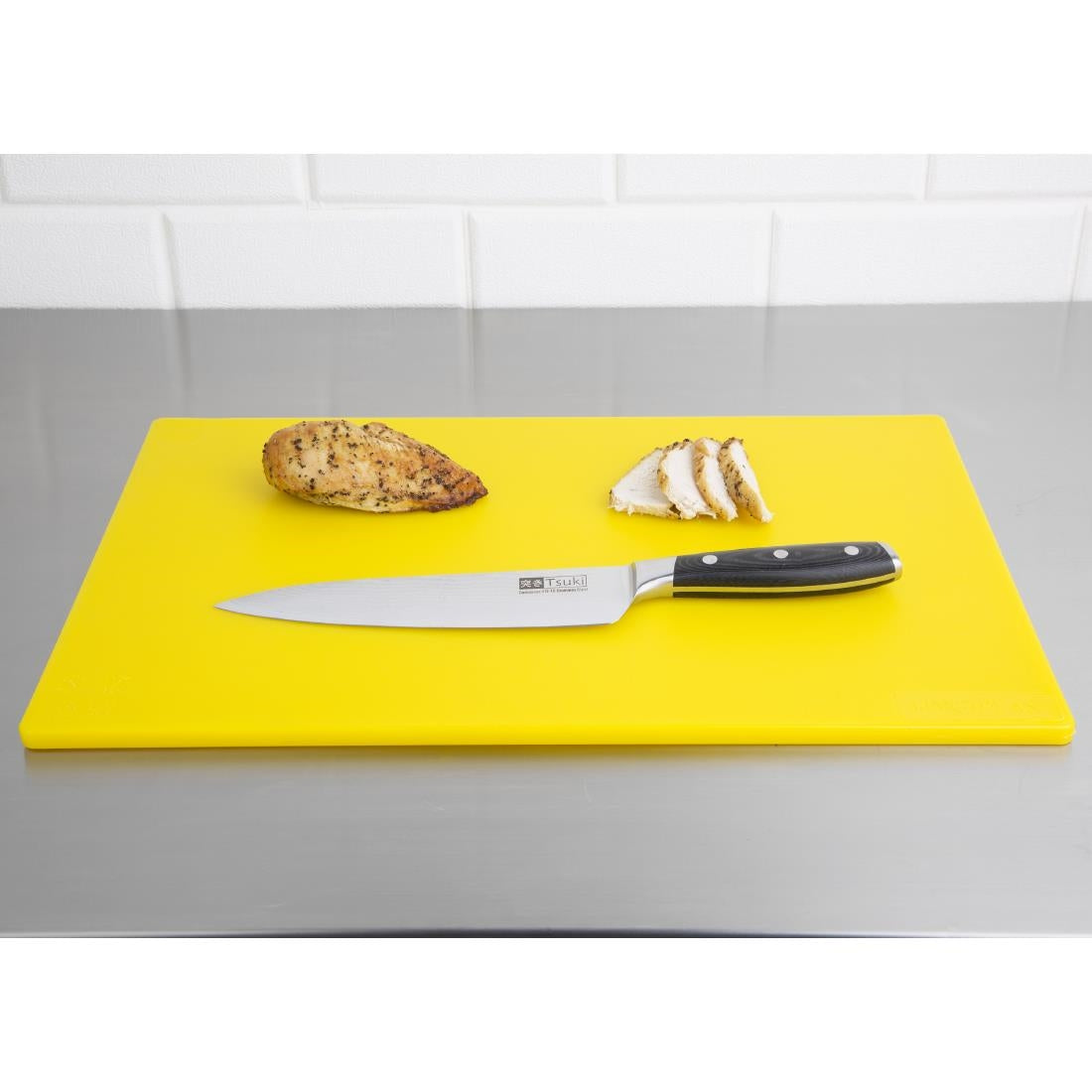Hygiplas Low Density Chopping Board Yellow - 450x300x10mm - J254