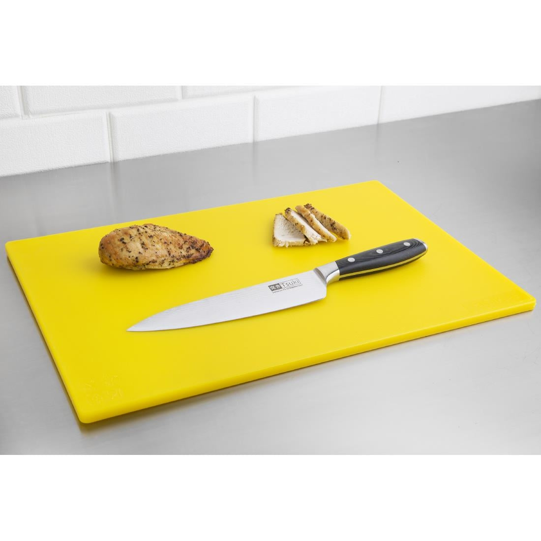 Hygiplas Low Density Chopping Board Yellow - 450x300x10mm - J254