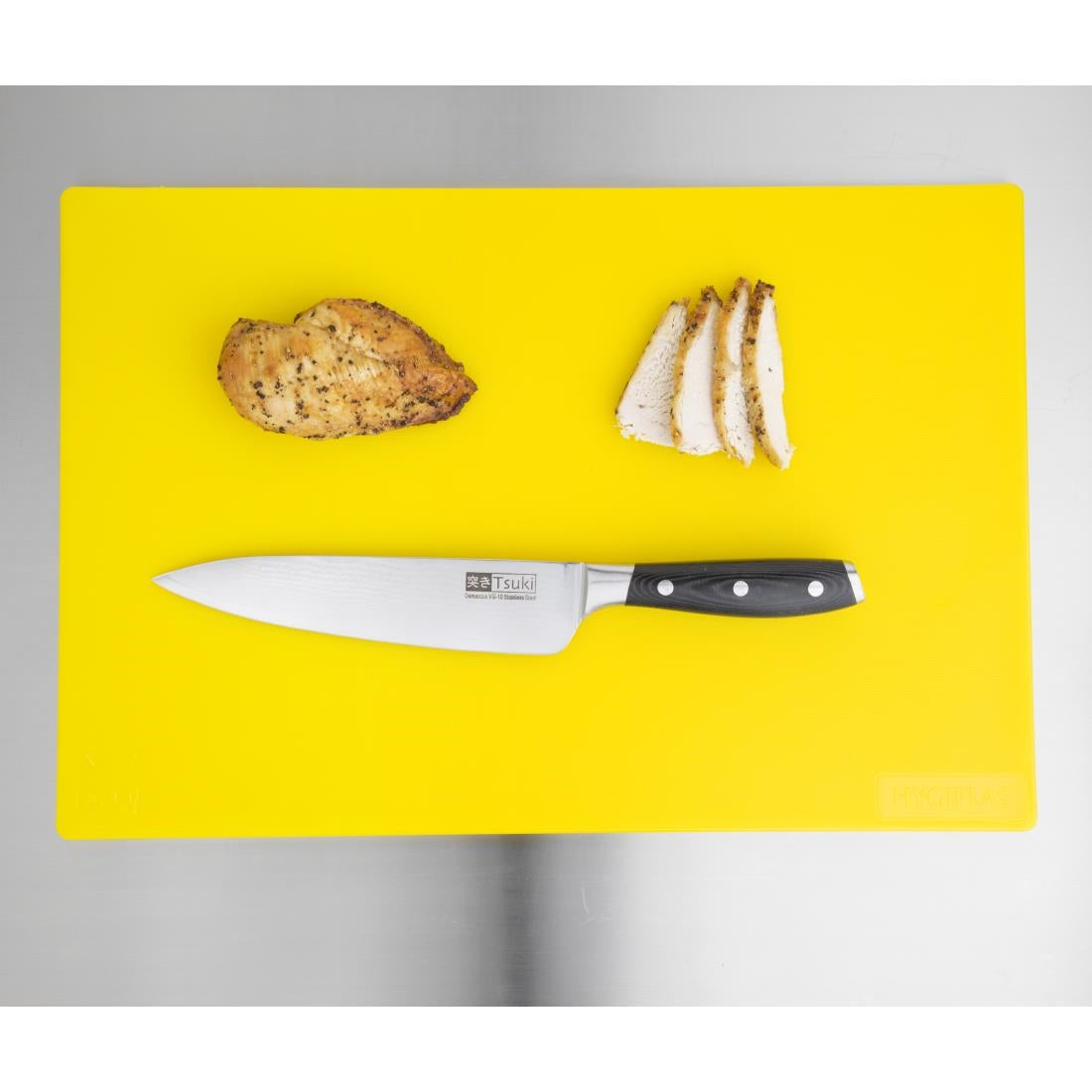 Hygiplas Low Density Chopping Board Yellow - 450x300x10mm - J254