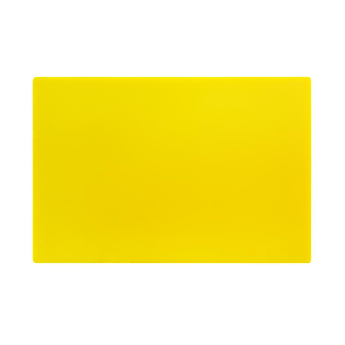 Hygiplas Low Density Chopping Board Yellow - 450x300x10mm - J254