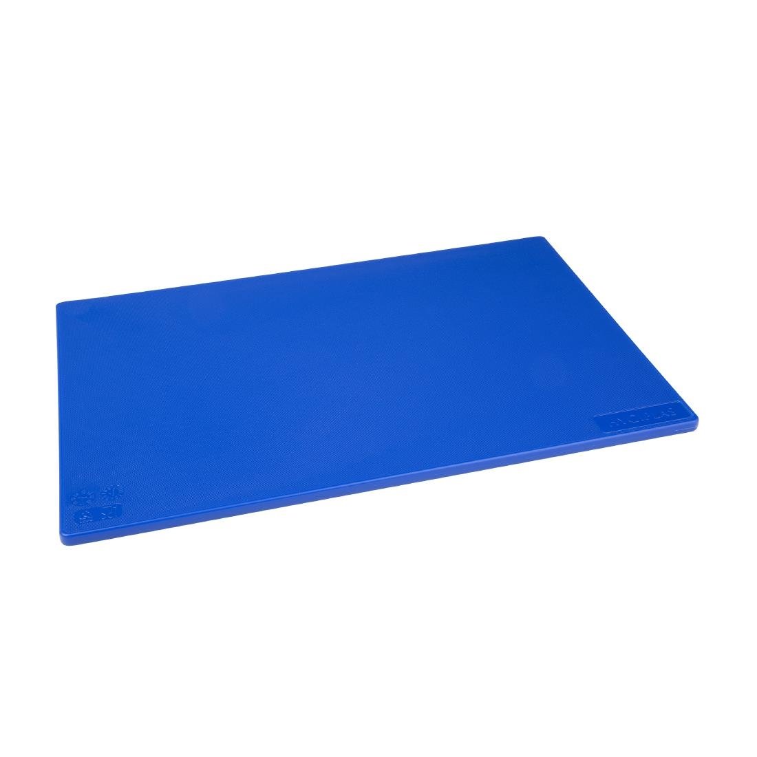 Hygiplas Low Density Chopping Board Blue - 450x300x10mm - J257
