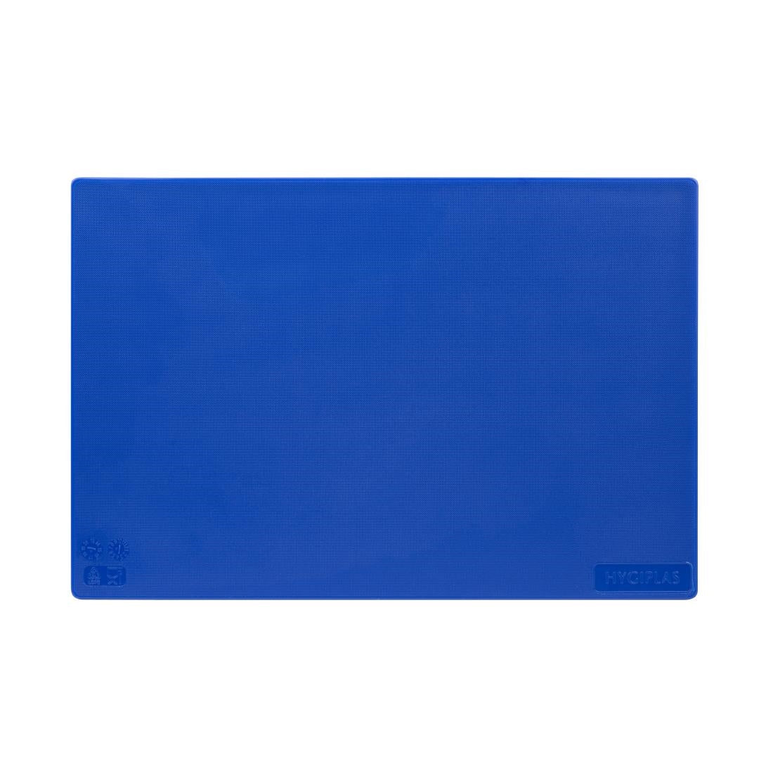 Hygiplas Low Density Chopping Board Blue - 450x300x10mm - J257