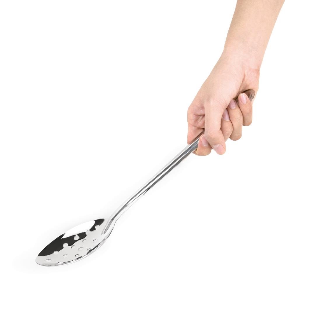 Vogue Perforated Serving Spoon 330mm - J640