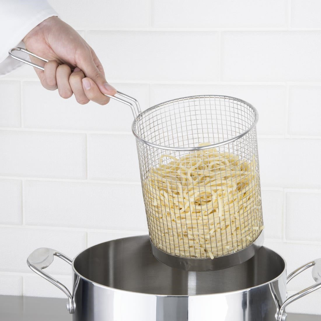 Vogue Stainless Steel Spaghetti Basket - J719