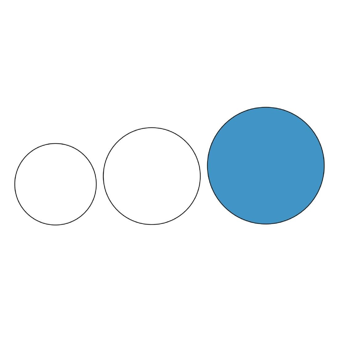 Olympia Kristallon Fibreglass Round Anti-Slip Bar Tray large - J847