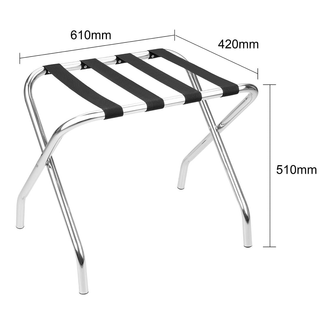 Bolero Stainless Steel Luggage Rack - JA340