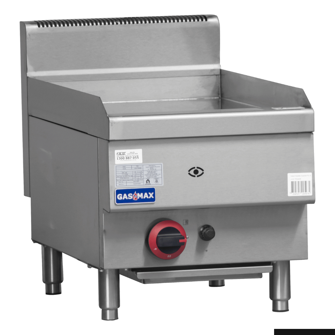 GASMAX Benchtop Single Bunner Griddle LPG Gas JUS-TRG40ELPG