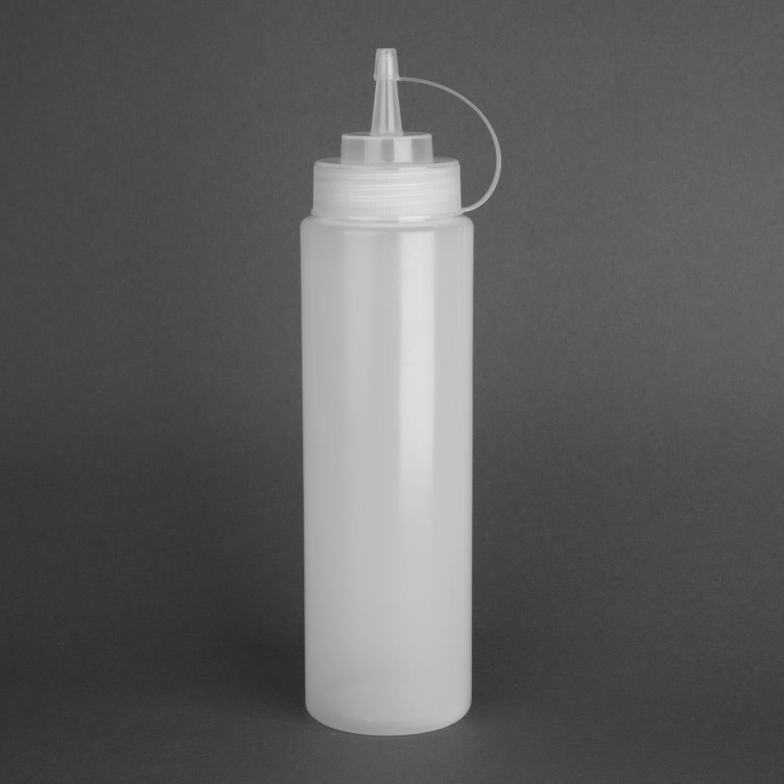 Vogue Clear Squeeze Sauce Bottle 681ml - K163