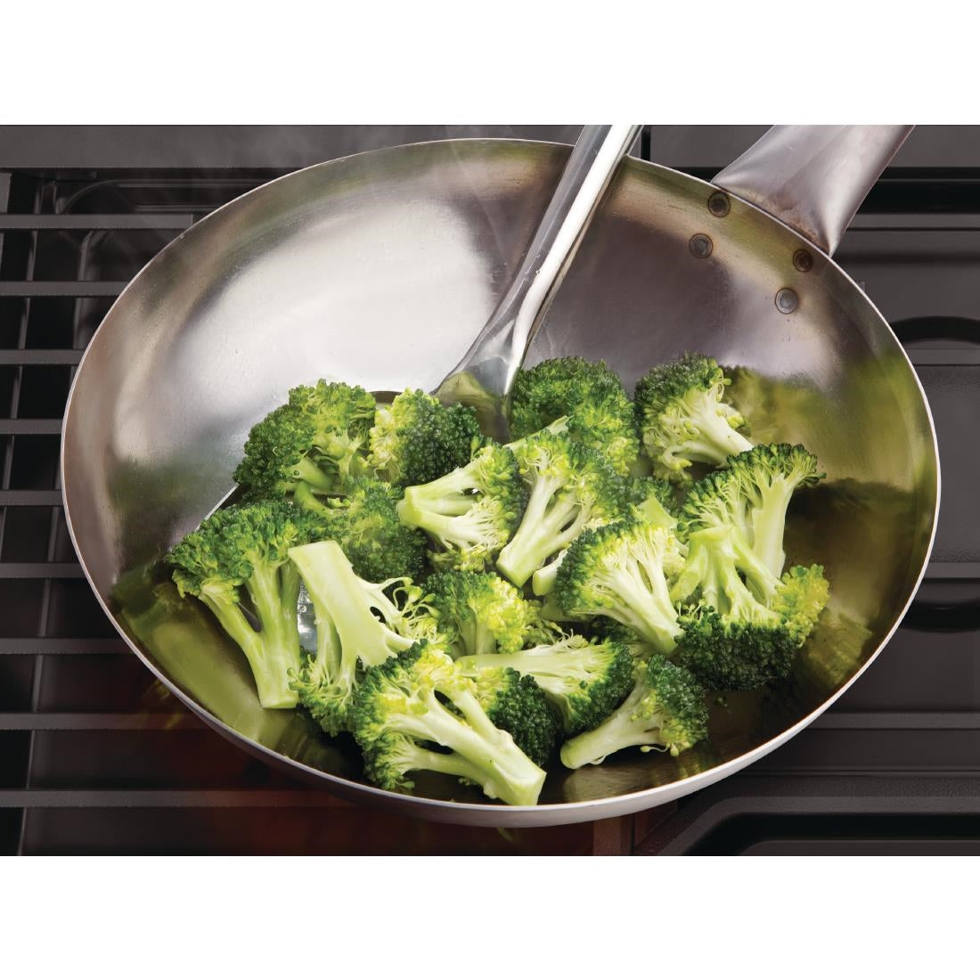 Vogue Mild Steel Wok Flat Base 254mm - K295