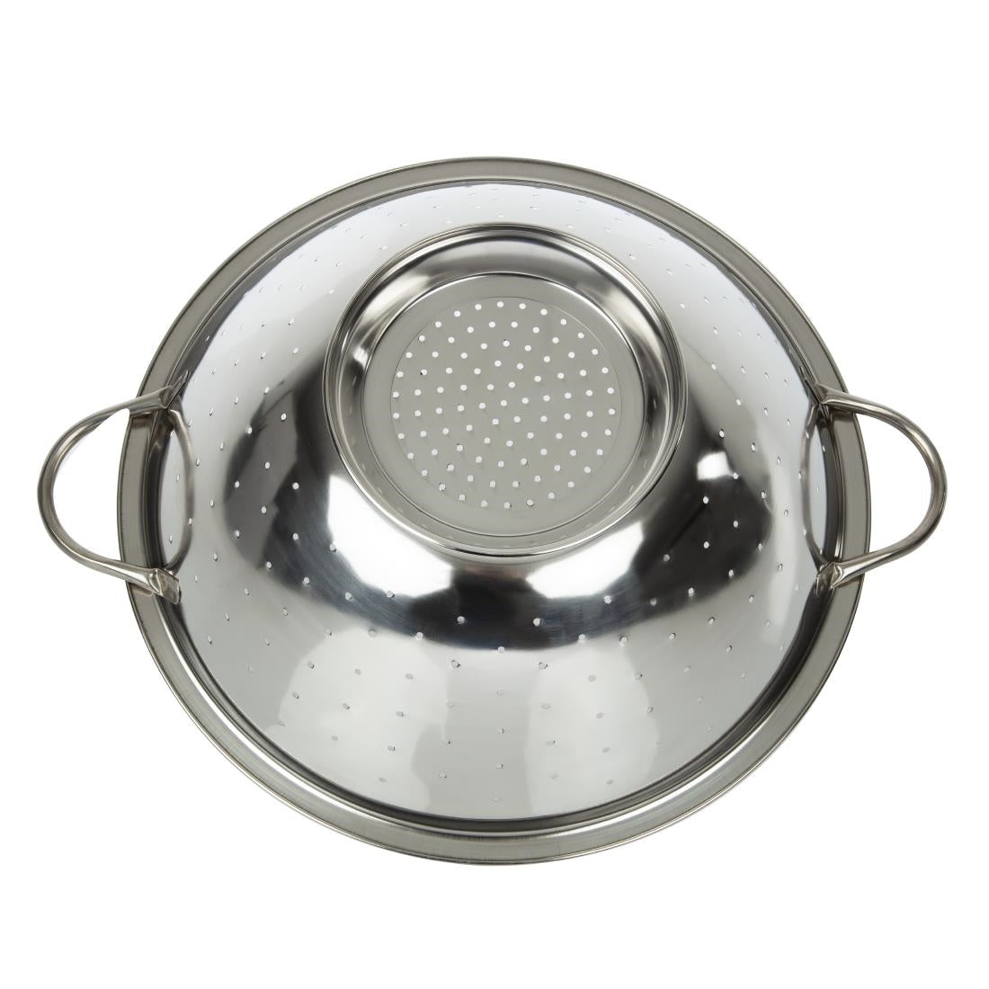 Vogue Stainless Steel Colander 355mm - K349
