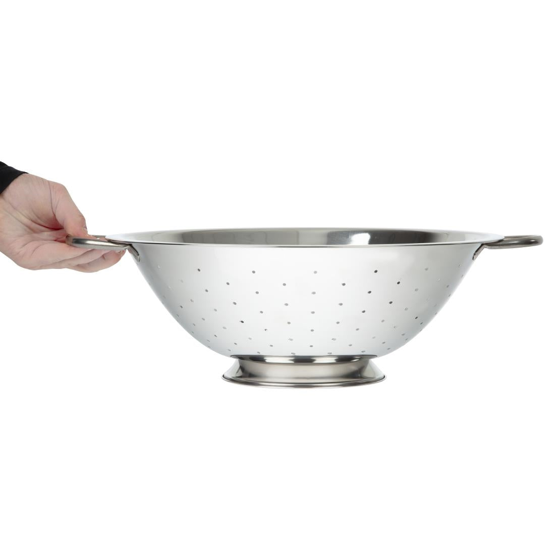 Vogue Stainless Steel Colander 355mm - K349