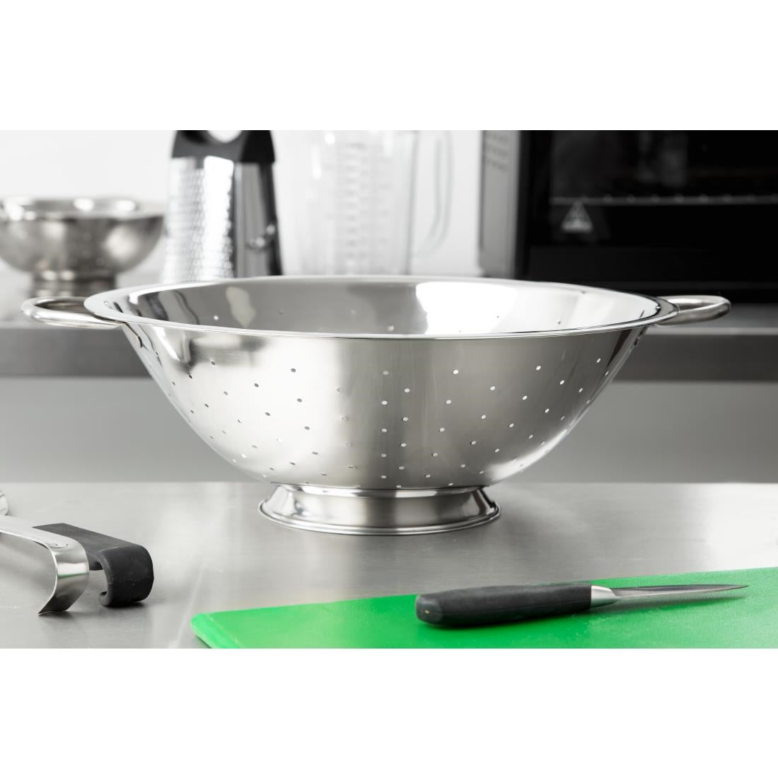 Vogue Stainless Steel Colander 355mm - K349