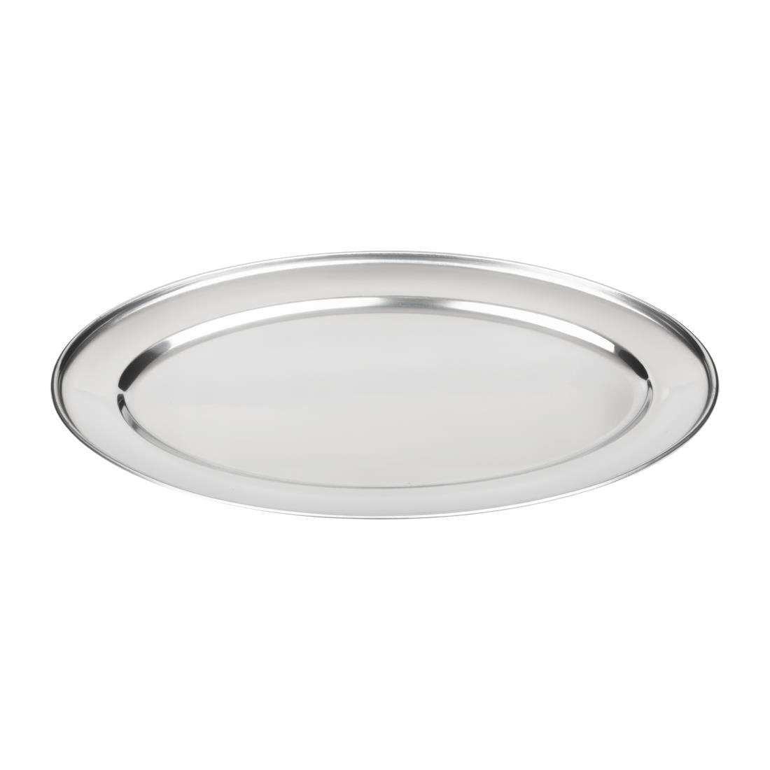 Olympia Stainless Steel Oval Service Tray 400mm - K365