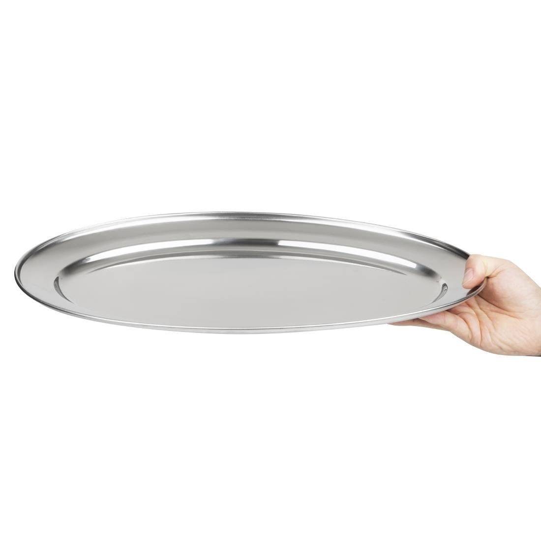 Olympia Oval Serving Flat 450mm - K366