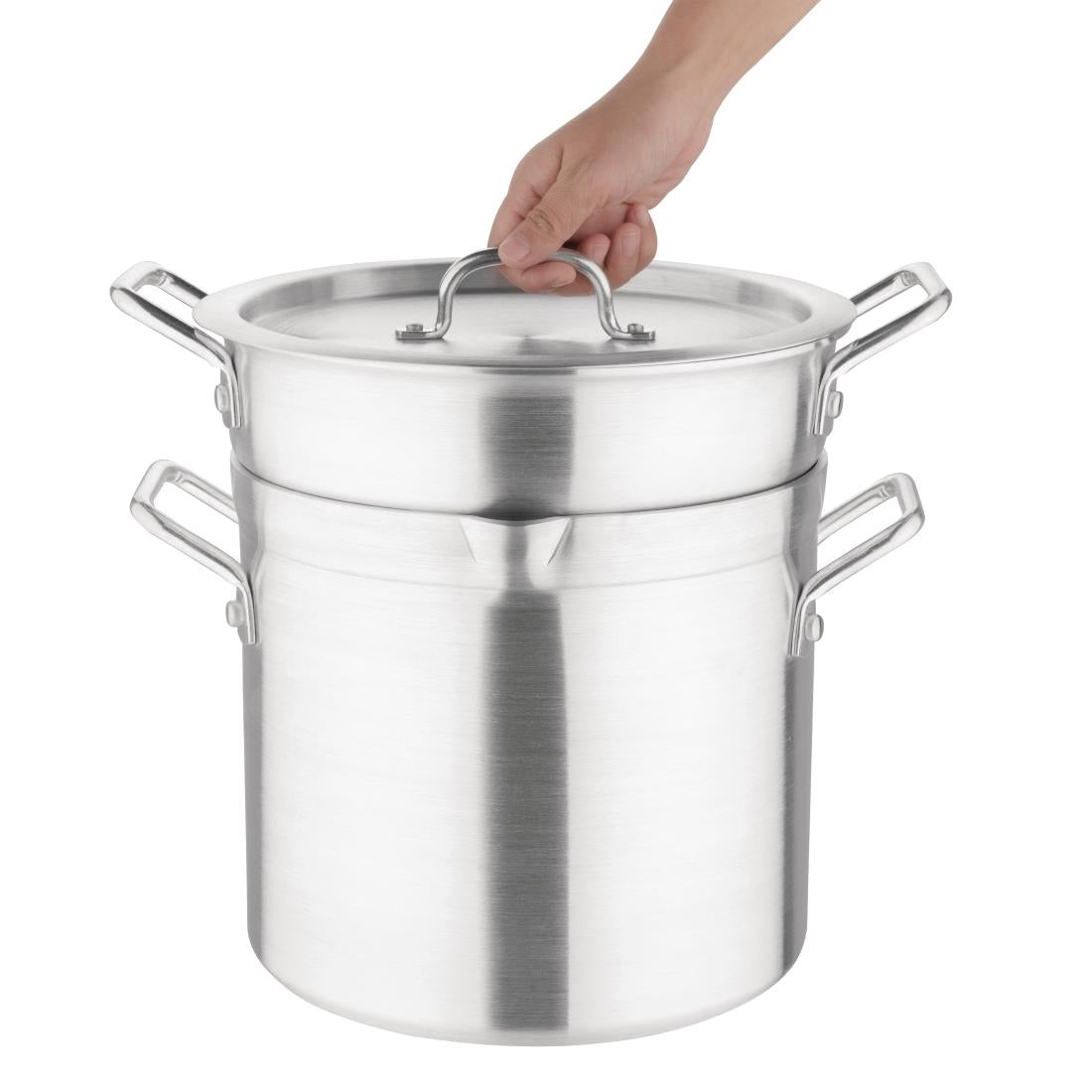 Vogue Aluminium Double Boiling Pot 10Ltr - K645
