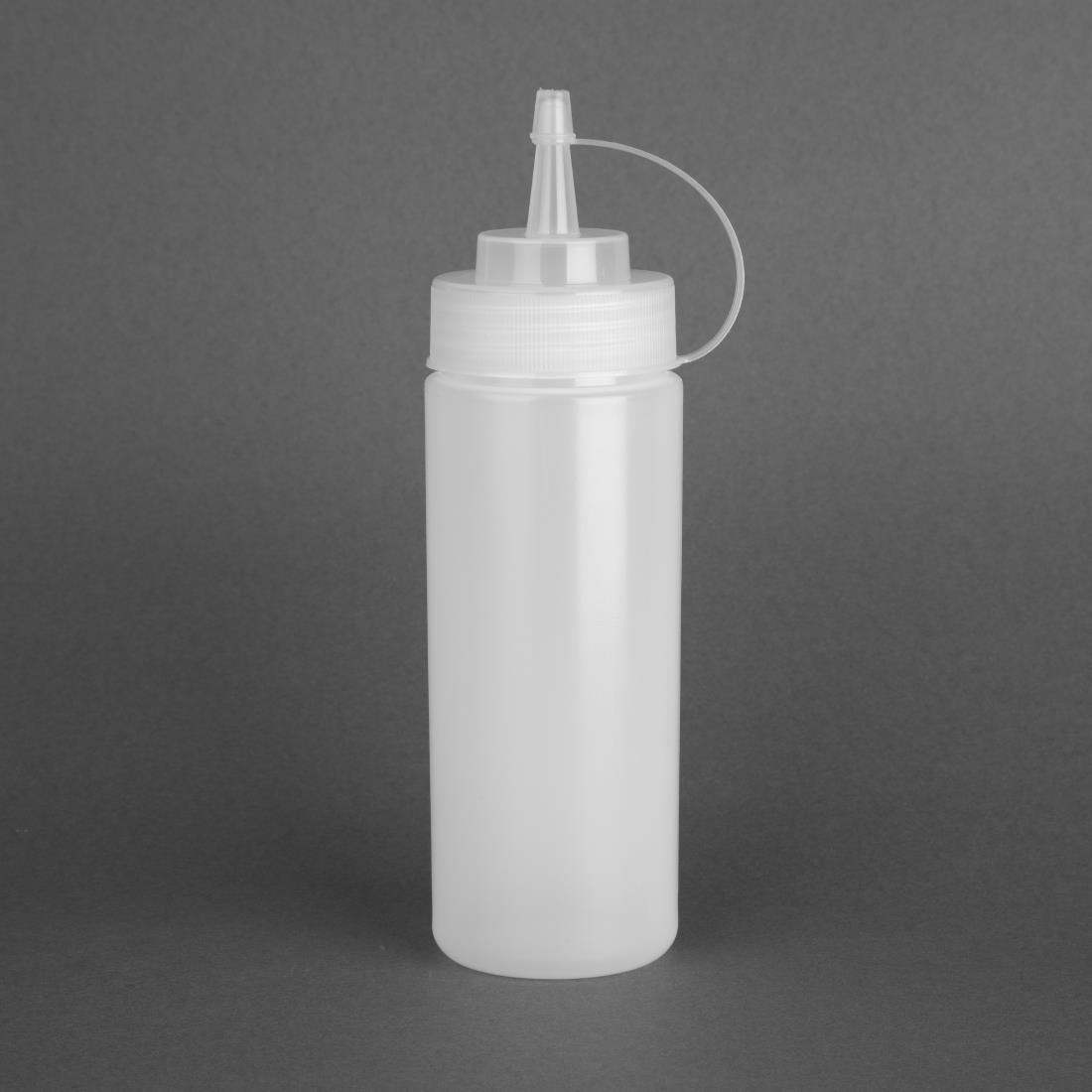 Vogue Clear Squeeze Sauce Bottle 340ml - K657