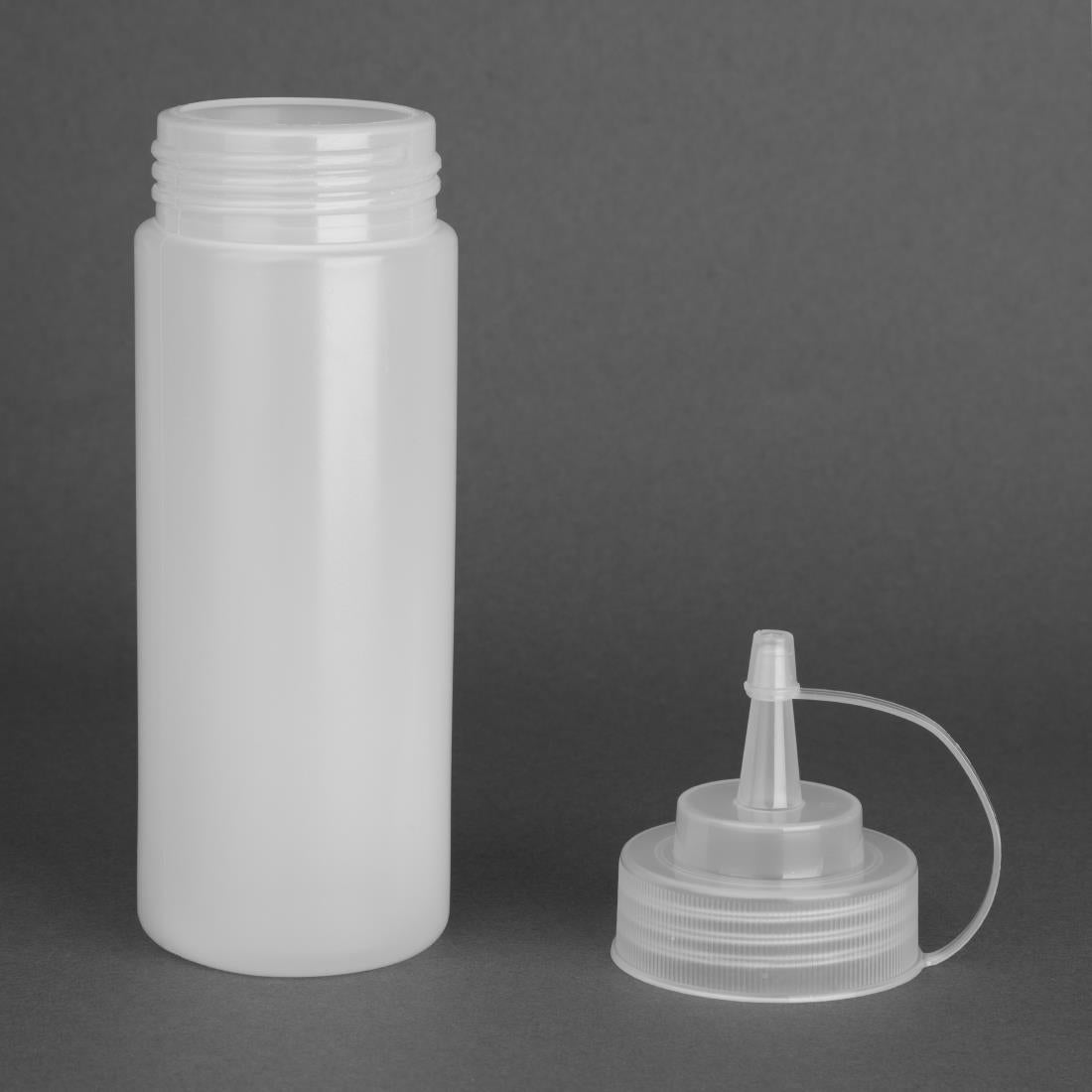 Vogue Clear Squeeze Sauce Bottle 340ml - K657